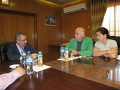 With his wife Mrs Barbara Terzakis invited by Prime Minister Dr. Salam Fayyad and Palestinian Ophthalmologists