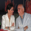 With his wife, Barbara Terzaki