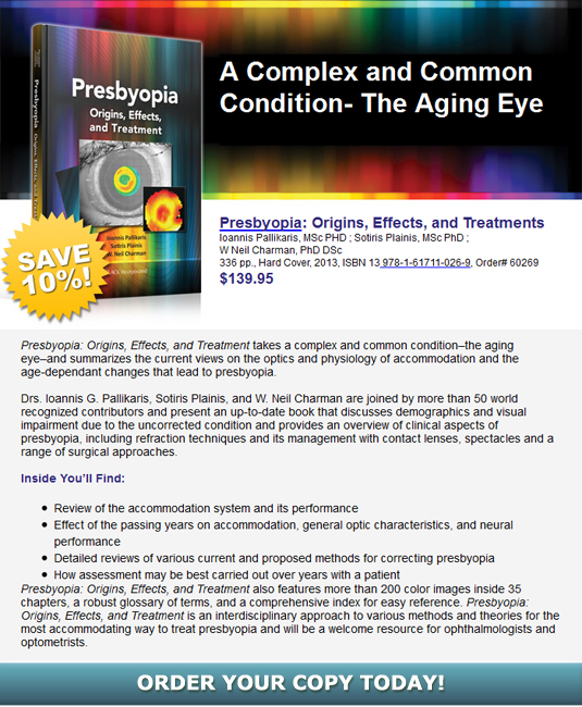 Presbyopia: Origins, Effects, and Treamtments